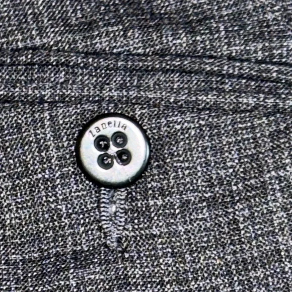 Zanella Curtis Wool Blend Dress Pants Size 36 Made in Italy Gray Tailored - Picture 8 of 11